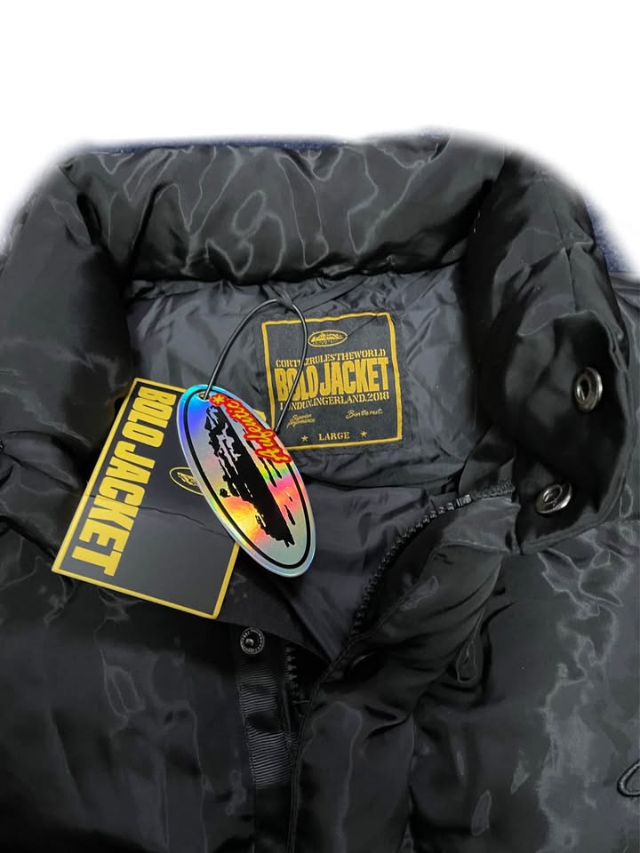Corteiz Triple Black Puffer Jacket 👑